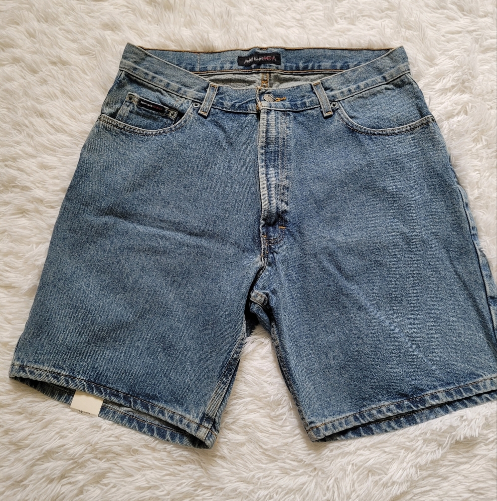 Perry Ellis Jeans Denim Shorts Size 34